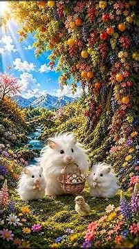 🐹귀여운 햄스터와 어린새🐣🍎🌿Cute Hamster and a Little Bird😄🐣#FOREVER STORY #cuteanimal#funny#bird#hamster#shorts