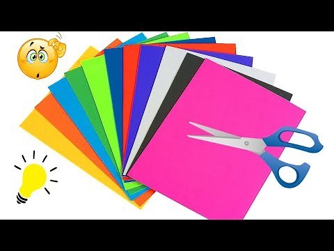 18 DIY Paper Craft Ideas Easy Colored Paper Craft Ideas