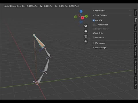 🐞Bug Report (Blender) ~ Auto IK Option: Grab into Rotation problematic behaviors