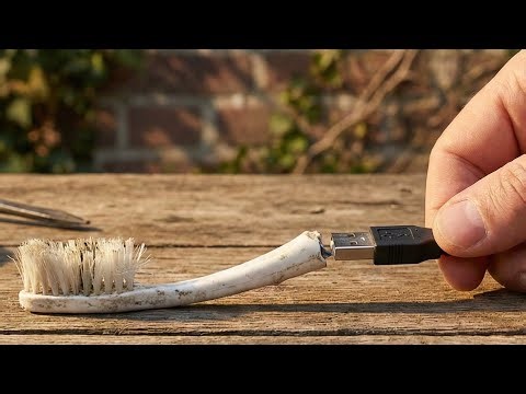 Don’t Throw Away Your Old Toothbrush… Watch What Happens When You Add a USB!