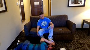 Straight Alpha Master Dominates a Slave with His Feet