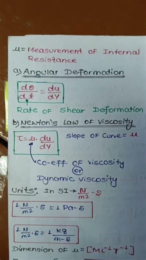 INTRODUCTION OF FLUID MECHANICS| SHORT NOTES #civilengineering #success