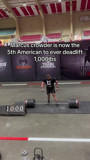 Marcus Crowder Deadlifts 1,000 lbs at North Carolina's Strongest Man!