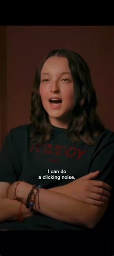 Bella Ramsey (Ellie) tries to sound like a clicker zombie from The Last of Us. #tlou #bella #bellaramsey #thelastofus #thelastofus2 #zombie #zombies #naughtydog #hbomax #hbo #zombieapocalypse
