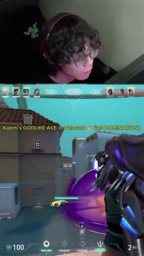 5 players couldn't stop this #valorant #valorantclips #ace