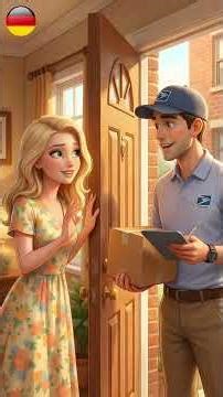 Deutsch lernen: Mit dem Postboten sprechen