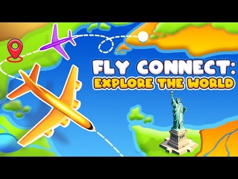 Fly Connect: Explore the World (by MAD PIXEL GAMES LTD) IOS Gameplay Video (HD)