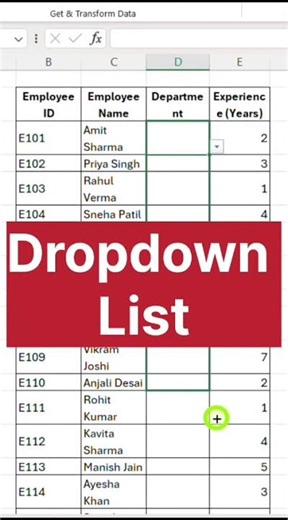 Avoid Mistakes in Excel 🚀 | Data Validation #exceltips #exceltricks #studysparkclasses #excel