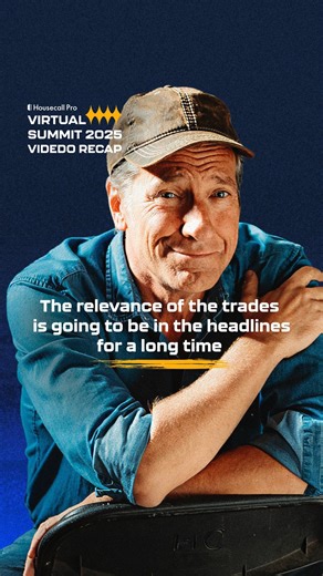 Mike Rowe reminds us why the trades matter and why your story matters too. Your skills are relevant, your work is essential, and your voice should be heard. As you look ahead to 2026, own your story and lead with pride. Watch his full Winter Summit session on-demand: https://bit.ly/48Ie61t #HCPWinterSummit2025 | Housecall Pro