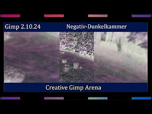 Gimp 2.10.24 Negativ-Dunkelkammer ein Foto-Negative entwickeln