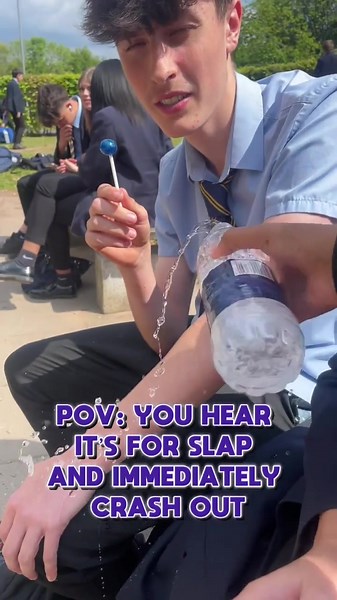 Who needs a water gun when the name alone breaks people Play SLAP — the app that ends friendships #seniorassassin #funny #prank #playslap #game #highschool #summergame #fyp