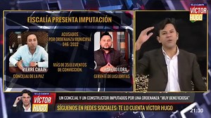UN CONCEJAL Y UN CONSTRUCTOR IMPUTADOS POR UNA ORDENANZA “MUY BENEFICIOSA” Pierre Chaín, concejal paceño y Harold Lora, empresario inmobiliario | Te Lo Cuenta Víctor Hugo