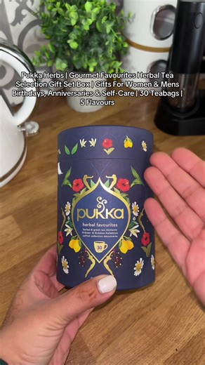 Pukka Herbs | Gourmet Favourites Herbal Tea Selection Gift Set Box | Gifts For Women & Mens Birthdays, Anniversaries & Self-Care | 30 Teabags | 5 Flavours #tea #heabaltea #dealdrops #tiktokmademebuylt