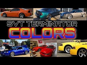 03-04 Mustang SVT Cobra | ALL the Terminator Colors Right Here!