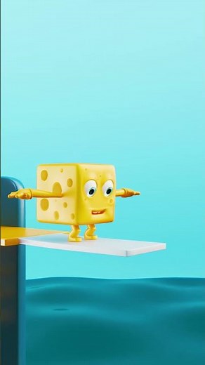 Cheesy Takes on the Diving Board... and OUCH 🤪💦