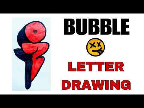 Bubble Alphabet Style I | Vinay Sketchbook tutorial