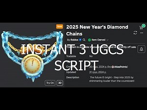 [PATCHED!] Roblox Winter Spotlight event instant three UGCs script [Roblox Exploiting]
