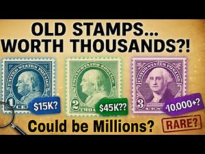 1¢, 2¢ & 3¢ US Stamps Worth Millions? Rare Stamp Value Revealed 2025 | Stamps Old World UK