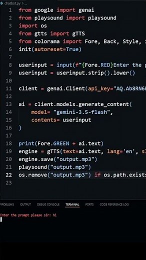 Build your own chatbot in python under 23 lines of code
