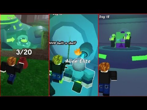 99 nights in Forest alien class full gameplay