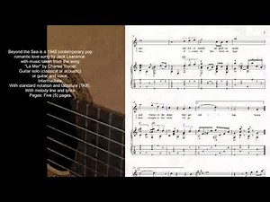 Beyond The Sea guitar fingerstyle