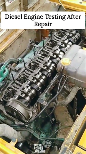 Cold Start Diesel Engine Testing After Repair