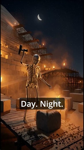 What If You Were a Skeleton During the Pyramid Construction? 💀