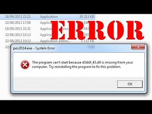 How to Fix D3dx9_43.dll Missing Error | How To Fix Any .DLL Error for All Windows
