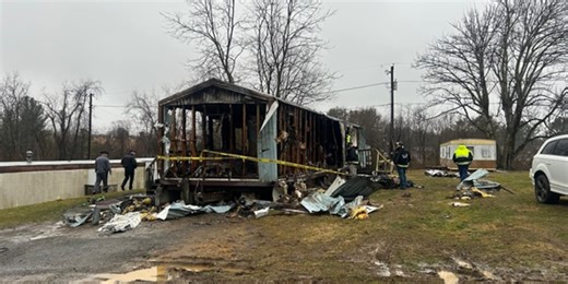 Child found dead, three more people hurt in Christiansburg mobile home fire