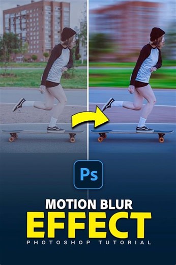 Photoshop Magic: Mastering the Mesmerizing Motion Blur Effect!
