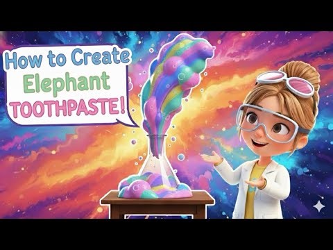 🤯 MEGA FOAM EXPLOSION! 🐘🌈 Elephant Toothpaste Science Experiment for Kids to Watch! WOW!