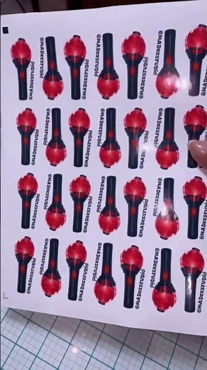 How to Make Custom K-Pop Lightstick Stickers with Koala Matte Vinyl Sticker Paper!