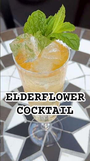 French Elderflower Cocktail