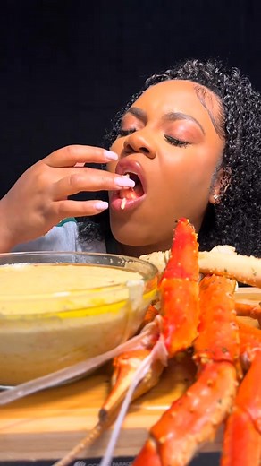 44K views · 807 reactions | King crab legs with homemade Parmesan...