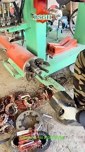 Multi function/ 4 Function in one motor stator recycling machine /Motor breaking machine good feedback video | Hannah Wang