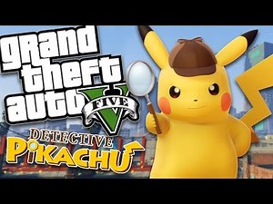 POKEMON DETECTIVE PIKACHU MOD (GTA 5 PC Mods Gameplay)