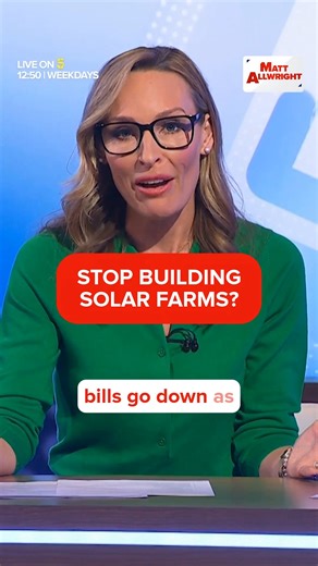 "If one catches fire, a whole solar farm could be wiped out..." #SolarFarms #SolarPanels #MattAllwright | Jeremy Vine On 5