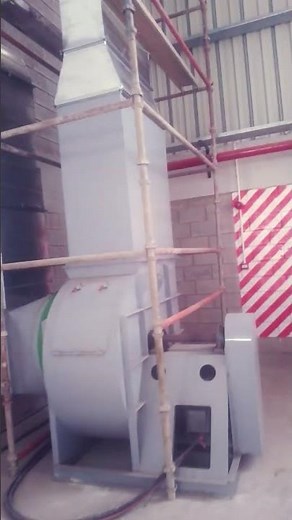 industrial extractor fan installation