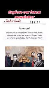 Our latest newsletter is here 🔗https://interlude.hk/?mailpoet_router&endpoint=view_in_browser&action=view&data=WzIyMiwiZTdmY2Q4NjY4NjE4IiwxMDQ3MiwiazFpYjlmdGRkYzA0MGc4MDg0a2M4c29jY29zMHM0MHciLDIxNiwwXQ #newsletter #classicalmusic #classicalmusiclovers #musicmagazine #linkinbio | Interlude