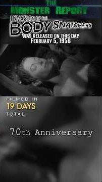 70th Anniversary of the release of INVASION OF THE BODY SNATCHERS #onthisday #film #alieninvasion