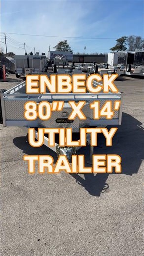 Enbeck 7X14…the right Utility Trailer for Contractors & Landscapers!
