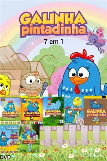 CAPA DVD Galinha Pintadinha 7x1 (Hontek DVD-R)