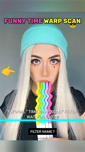 Time warp scan filter #tutorial #edit #shorts