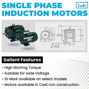 Lubi’s Single Phase Induction Motors are available in IEC 56 to 100S frame with foot and flange mounted arrangements. Cast Iron frame motors are most popular and can run for years without any trouble. . . #lubipumps #lubipumpsonline #lubipumpsandmotors #stateoftheartdesign #products #efficient #efficiency #reliability #quality #reliable #motors #smoothoperation #longlife | Lubi Industries LLP