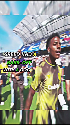 SPEED had a BARK-OFF with a dog😱.#ishowspeed