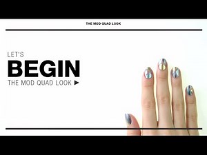Nail How-To: The Mod Quad 'Cut-Out' Look | Sephora