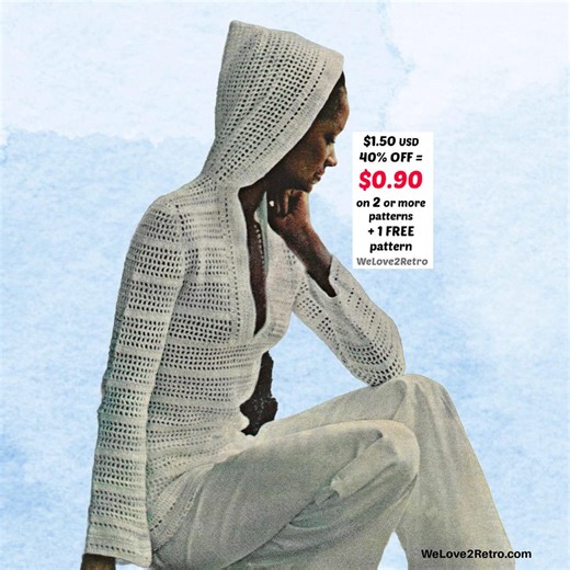 RETIREMENT-SALE*** Filet Crochet Sweater Pattern - Lacy Hooded Summer Top Pullover Women’s Jumper PDF - Etsy Australia