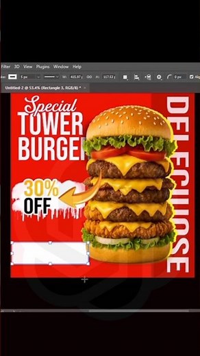 Burger Design using Graphics #design #designing #graphics
