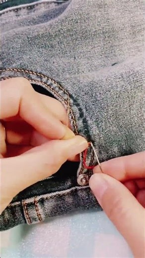 Start by threading your needle and weaving it through the seam edge