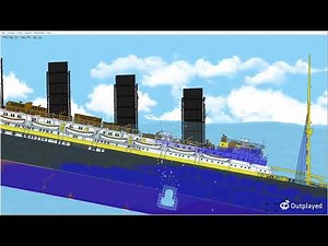 The sinking of the Lusitania! (Floating sandbox)